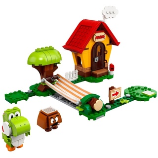 LEGO® Spielbausteine Marios Haus und Yoshi Erweiterungsset, (Set, 205 St) bunt