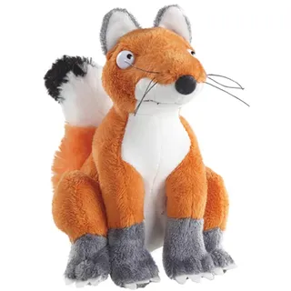 Gruffalo 34038 Aurora, Offizieller Merchandise, 12873, Der Grüffelo-Fuchs, 18cm, Plüschtier, Orange und Weiß