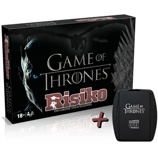 Game of Thrones - Risiko (Collectors Edition) + Top Trumps Quiz Gesellschaftsspiel Brettspiel Strategiespiel