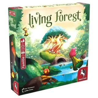 Pegasus Spiele Spiel 51234G - Living Forest, Brettspiel, für 2-4 Spieler, ab..., Familienspiel, Familienspiel bunt