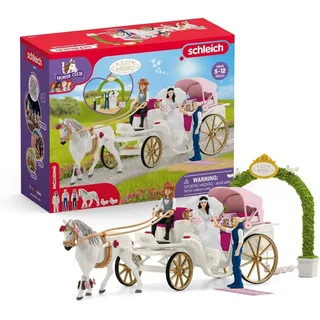 schleich 42641 Hochzeitskutsche, ab 5 Jahren, HORSE CLUB - Spielset, 106 Teile, Mehrfarbig/Meereswellen (Ocean Tides)