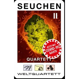 375 Media 99485 - SEUCHEN-Quartett 2 inkl. Covid-19 Kartenspiel 32 Blatt