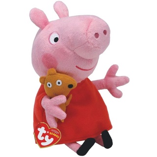 Peppa Pig Plüschfigur Plüsch-Figuren Beanie Babies Pig Peppa Wutz 15 cm Softwool Kinderspieleland