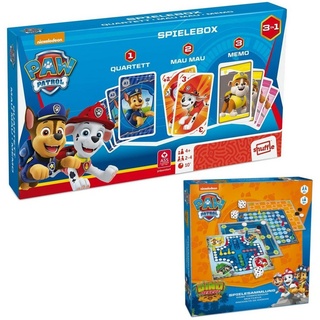 ASS Spiel Paw Patrol Bundle: Spielesammlung + Spielebox