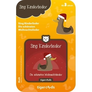 Tiger Media - Tigercards - Sing Kinderlieder - Die schönsten Weihnachtslieder