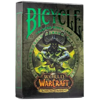 Cartamundi Spiel Bicycle® Kartendeck - World of Warcraft Burning Crusade, Kartenspiel, mit einzigartigem Air-Cushion®-Finish bunt