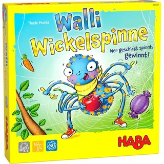 Haba Spiel, Mitbringspiel Walli Wickelspinne, Made in Germany bunt