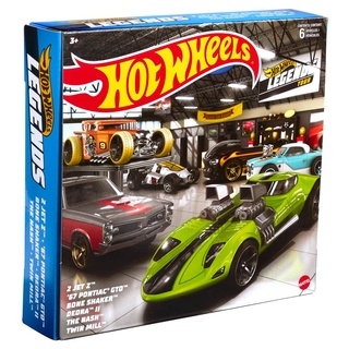 Hot Wheels HW Legends-Multipacks mit 6 Spielzeugautos, Geschenk für Kinder & Sammler