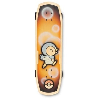 The Pokémon Company International Skateboard Pokemon Skateboard Bear Walker Plinfa (Piplup), aus hochwertigem Ahornholz braun