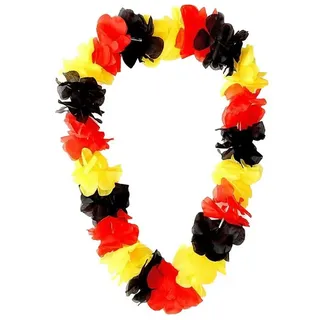 ZEUOPQ Fahne Deutschland Fanartikel Blumenkette, Deutschland Flagge Girlanden (Foto Requisiten Blumenketten, 1-St., Rot, Gelb und Schwarz Deutsche Flagge Kranz), Uropameisterschaft Fußball Party Deko, Geburtstag Zubehör Präsent