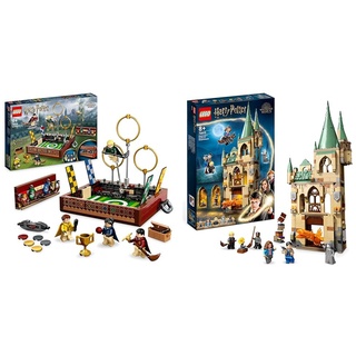 LEGO 76416 Harry Potter Quidditch Koffer, Spielzeug Set & 76413 Harry Potter Hogwarts: Raum der Wünsche