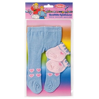 Doll Tights with Socks - Blue 35-46 cm