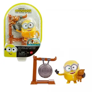 Mattel Minions GMD92 10 cm groß, Gru mit Gong und Teddybär,