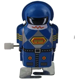 Roboter - Mini Roboter - Blechroboter Modell 03 - Blau