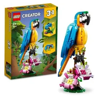 LEGO Creator 3in1 31136 Exotischer Papagei, ab 7 Jahre, 253 Teile