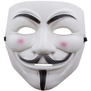 V wie Vendetta Maske Anonimus leichtgewichtigem Kunststoff