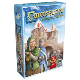 Hans im Glück Spiel, Familienspiel Strategiespiel Carcassonne Winter Edition HIGD0506