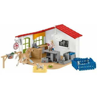 Schleich® Puppenhaus Schleich Tierarzt-Praxis TierarztPraxis mit Haustieren (42502)