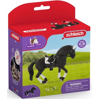 Schleich® Spielfigur HORSE CLUB, Friese Hengst Reitturnier (42457) schwarz