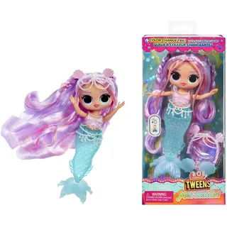 L.O.L. Surprise! Tweens - Mermaid Lana Marine - Modepuppe mit Farbwechselndem Schwanz, Beweglicher Flosse und Schönen Accessoires - Spielzeug für Kinder und Sammler ab 4 Jahren