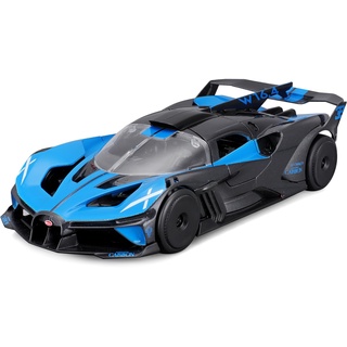 Maisto Bugatti Bolide: Modellauto im Maßstab 1:24, Türen beweglich, blau (532911B)