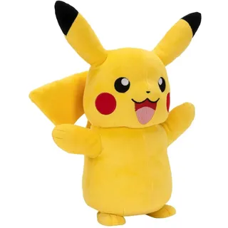 Pokémon PKW2365-28cm Deluxe Featured Plüsch - Pikachu, offizielles Plüsch mit Bewegungen, Licht und Sound