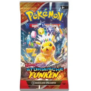 Pokémon Company Pokémon Sammelkartenspiel: Karmesin & Purpur 08 Booster