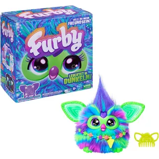 Hasbro Plüschfigur Furby Galaxy (leuchtet im Dunkeln), mit Sound bunt