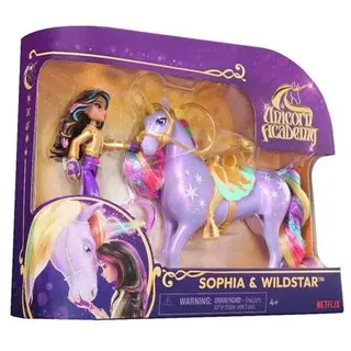 Unicorn Academy Sophia und Einhorn Wildstar Set - ca. 12 cm