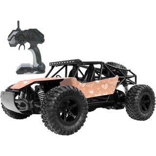 TURBO CHALLENGE - Buggy Iron Glam - Elite - 094275L - Ferngesteuertes Auto - Rosa - 1/16 - Batterien Nicht enthalten - Metall - Kinderspielzeug - Geschenk - Ab 8 Jahren