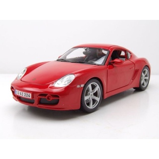 Maisto® Modellauto »Porsche Cayman S rot Modellauto 1:18 Maisto«, Maßstab 1:18