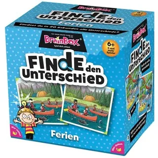 Carletto 2094916 - Brain Box Finde den Unterschied, Ferien, Lernspiel, Denkspiel, Gedächtnisspiel, Konzentrationsspiel