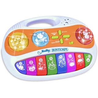 Bontempi | BabyKeyFun: Tastatur 8-Tasten-Spielzeug für kleine Musiker, 255x175x70 mm