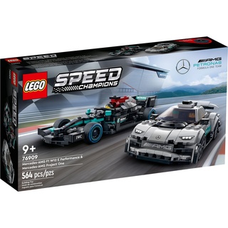 LEGO® Konstruktionsspielsteine LEGO® Speed Champions 76909 F1 W12 E Performance & Mercedes-AMG Pro