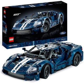 LEGO® Konstruktionsspielsteine Technic Ford GT 2022 Auto-Modellbausatz für Erwachsene Supercar, (Geschenk Weihnachten, Geburtstag, Frauen Männer...