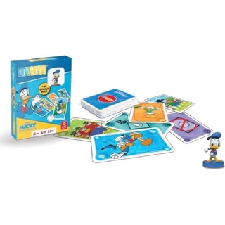 ASS Altenburg 22522248 - Mixtett: Disney Mickey+ Friends - Kartenspiel + Figur Donald, für 2 Spieler, ab 5 Jahren (Deutsch, Französisch, Italienisch)
