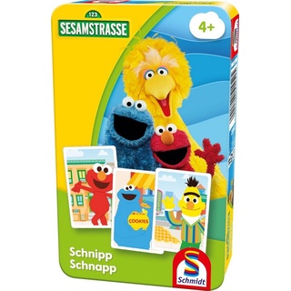Schmidt Spiele Spiel, Reisespiel Kartenspiel Sesamstraße Schnipp Schnapp 51452