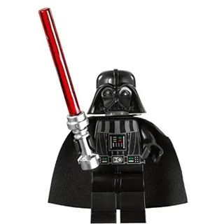 LEGO Star Wars - Minifigur Darth Vader mit rotem Laserschwert