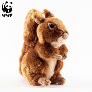 WWF Kuscheltier Plüschtier Eichhörnchen (15cm,sitzend), sitzend braun