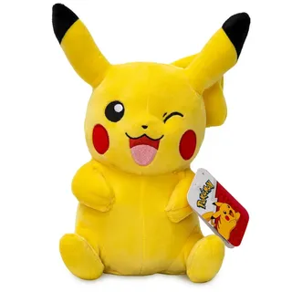 The Pokémon Company Kuscheltier Pokémon - Pikachu - Plüsch 30 cm (NEU & OVP) Pikachu zwinkernd - 30 cmak trade