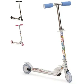 Kinderroller Magic, Scooter Höhe einstellbar, zusammenklappbar, PU-Räder 125 mm blau - Blau