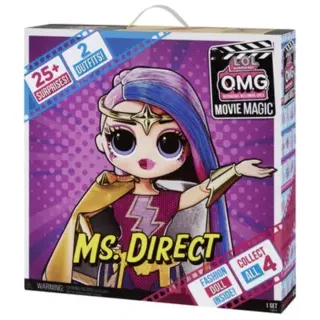 MGA 577904EUC L.O.L. Surprise OMG Movie Magic Doll - Ms. Direct mit 2 Outfits