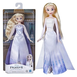 Disney Frozen Anziehpuppe Königin Elsa Mode Puppe Disney Eiskönigin Frozen Hasbro bunt