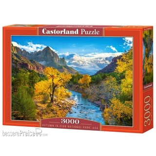 Castorland C-300624-2 - Autum in Zion National Park, USA Puzzle 3000 Teile