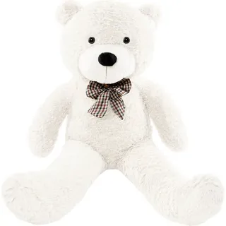 Gustaw Teddybär Groß XXL (Weiss, 250cm) Classico- Plüschbär, Kuschelbär XXL Plüschtier, Plüschtier Kuscheltier Giant Teddy