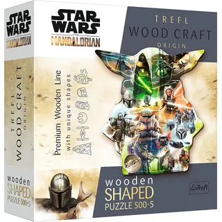 Trefl - Holzpuzzle 500 - Star Wars - The Mandalorian / Trefl / Spiele (außer Software)