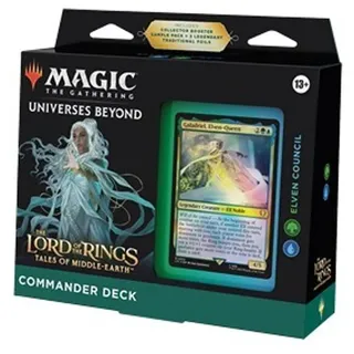 Magic The Gathering Lord of the Rings Tales of Middle Earth Commander Deck Elven Council englisch