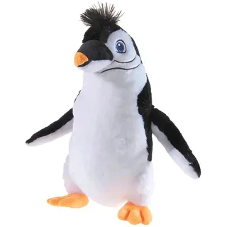 Heunec Kuscheltier Pinguin Juri , weiß , 100% Polyester , Maße (cm): B: 22 H: 35