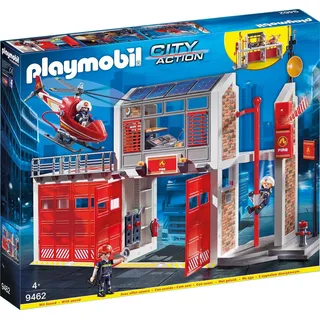 Playmobil® Große Feuerwache (9462), My Action Heroes Konstruktions-Spielset, Made in Germany bunt