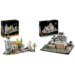 LEGO Icons DER Herr DER Ringe: BRUCHTAL, Großes Set für Erwachsene mit 15 Minifiguren & Architecture Burg Himeji, Modellbausatz für Erwachsene, Wahrzeichen-Kollektion